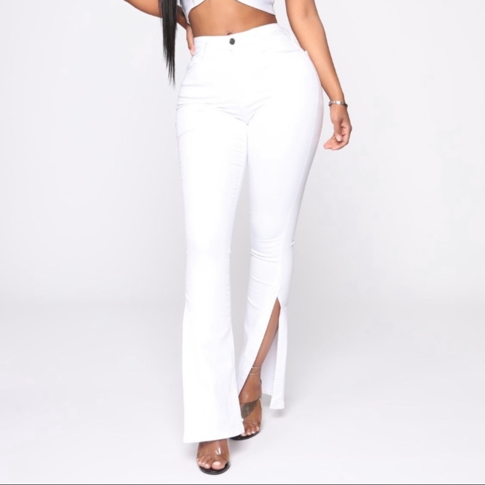 NWT white stretch jeans